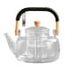 thumbnail image 5 of Hervidor de vidrio, infusor de té de vidrio, fácil de limpiar, tetera multifuncional, tetera de vidrio para bebidas de café domésticas, 5 of 9