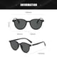 thumbnail image 2 of El marco pequeño retro es delgado, gafas de sol con personalidad de tendencia de tiro callejero, hechas de PC, 2 of 5