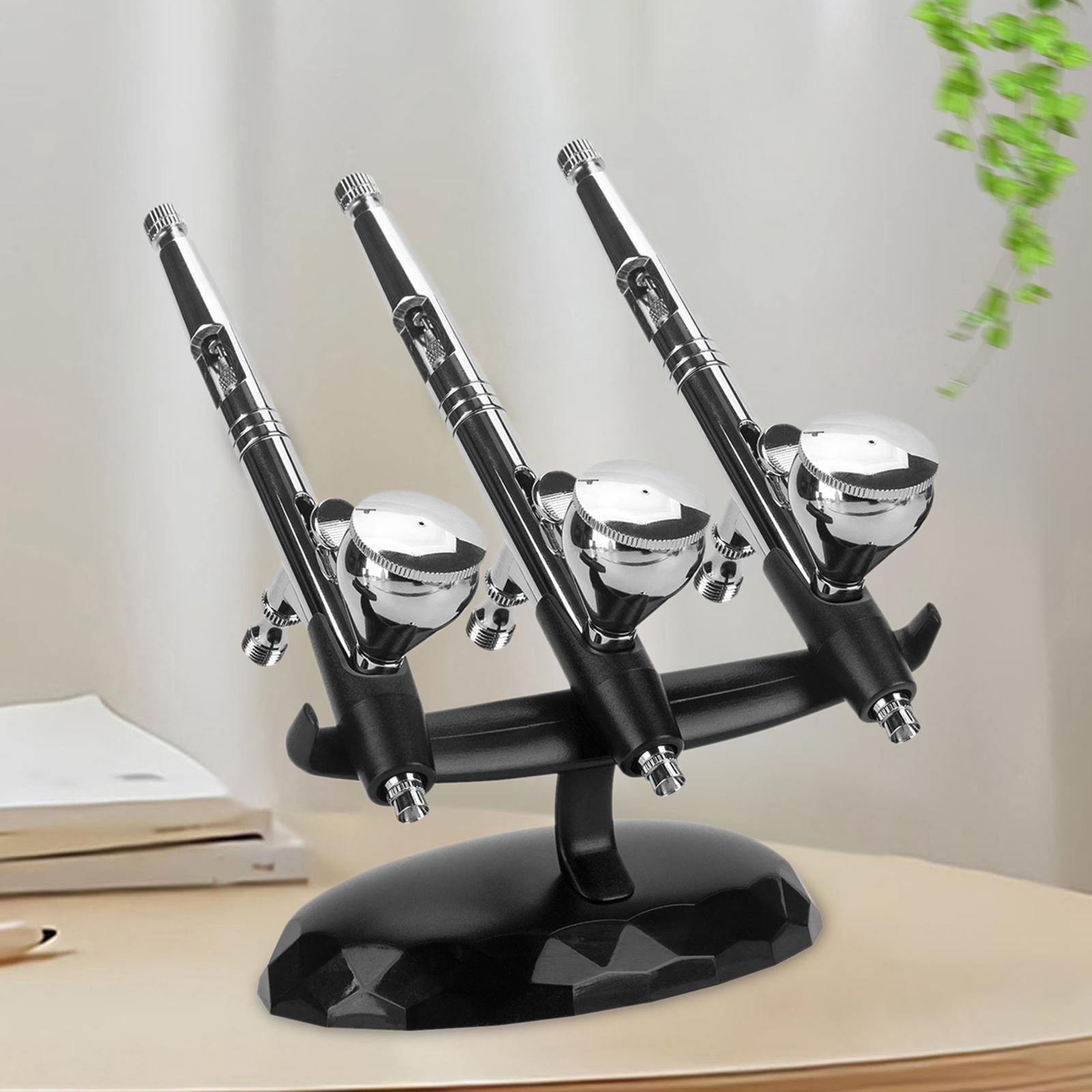 Milageto Airbrush Holder Sturdy Desktop Airbrush Stand for Cake Car Painting Nail Art DIY