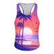 thumbnail image 3 of Camiseta de tirantes de cuello redondo para hombre, sin color, con estampado degradado, cuello redondo, tirantes finos, espalda con fugas, estilo informal, deportiva, para hombre, 3 of 4