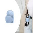 thumbnail image 3 of STETOSCOPE Carrier de caderas Organizador portátil Bolsa de cintura, protección, cómodo accesorios de cuero PU de estante de estantería Almacenamiento azul claro, 3 of 8