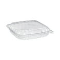 thumbnail image 2 of Dart C89PST1 8.31 in. x 8.31 in. x 2 in. ClearSeal Hinged-Lid Plastic Containers - Clear (250/Carton), 2 of 6