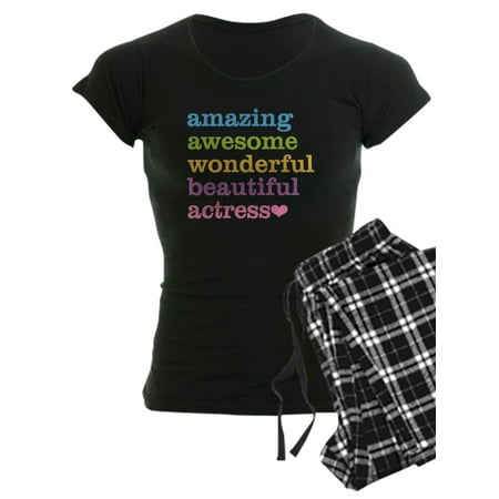 

CafePress - Amazing Actress - Women s Dark Pajamas