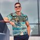 thumbnail image 4 of Fotbe Comic Airplane Cockpit Illustration Camiseta Polo de Golf para Hombre con Estampado – Camisa Deportiva Transpirable con Cuello Abotonado-4X-Large, 4 of 6