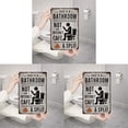 thumbnail image 2 of Funny Bathroom Sign "This Is A Bathroom Not An Internet Cafe & Split" Metal Tin Sign Wall Decor for Bathroom Restroom Toilet 8X12 Inch Door Sign Plate,House Number Plate,Name Plate,Address Plate,Meta, 2 of 5
