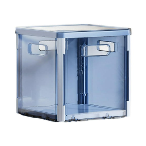 Fancyes Cube Storage Organizer Foldable Storage Bin Convenient Storage Container Closet Organizer for Dorm Clothing under Bed Kitchen Blue