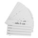 thumbnail image 1 of Tarjetas de entrada de 100 piezas Tarjetas en blanco Tarjetas de votación múltiples Hojas de boletos de sorteo, 1 of 7