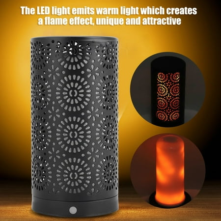 Decorative Effects - TOPINCN USB Rechargeable LED Antique Flame Effect Lamp Magnet Base Home Room Decorative Light,Fire Light Lamp,Flame Effect Light