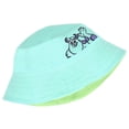 thumbnail image 2 of Disney Pixar Monsters Inc Romper and Reversible Sun Hat Set Sulley and Mike Teal, 2 of 4