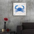 thumbnail image 5 of Epic Art 'Sea Creature Crab Blue' by Courtney Prahl, Acrylic Glass Wall Art, 24"x24", 5 of 8