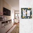 thumbnail image 5 of Yayeee Rocker Switch Wall Plate 3-Gang 6.5"x4.6" Home Decorative Outlet Cover, Floral Lemons, 5 of 6