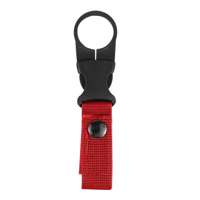 Clip de nailon para botellas de agua para exteriores, soporte multifuncional para botellas de agua.