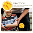 thumbnail image 3 of LIFKOME 6 Pcs Baseballs pour Enfants Activités d'Entraînement Loisirs avec Design d'Entraînement Doux, 3 of 8