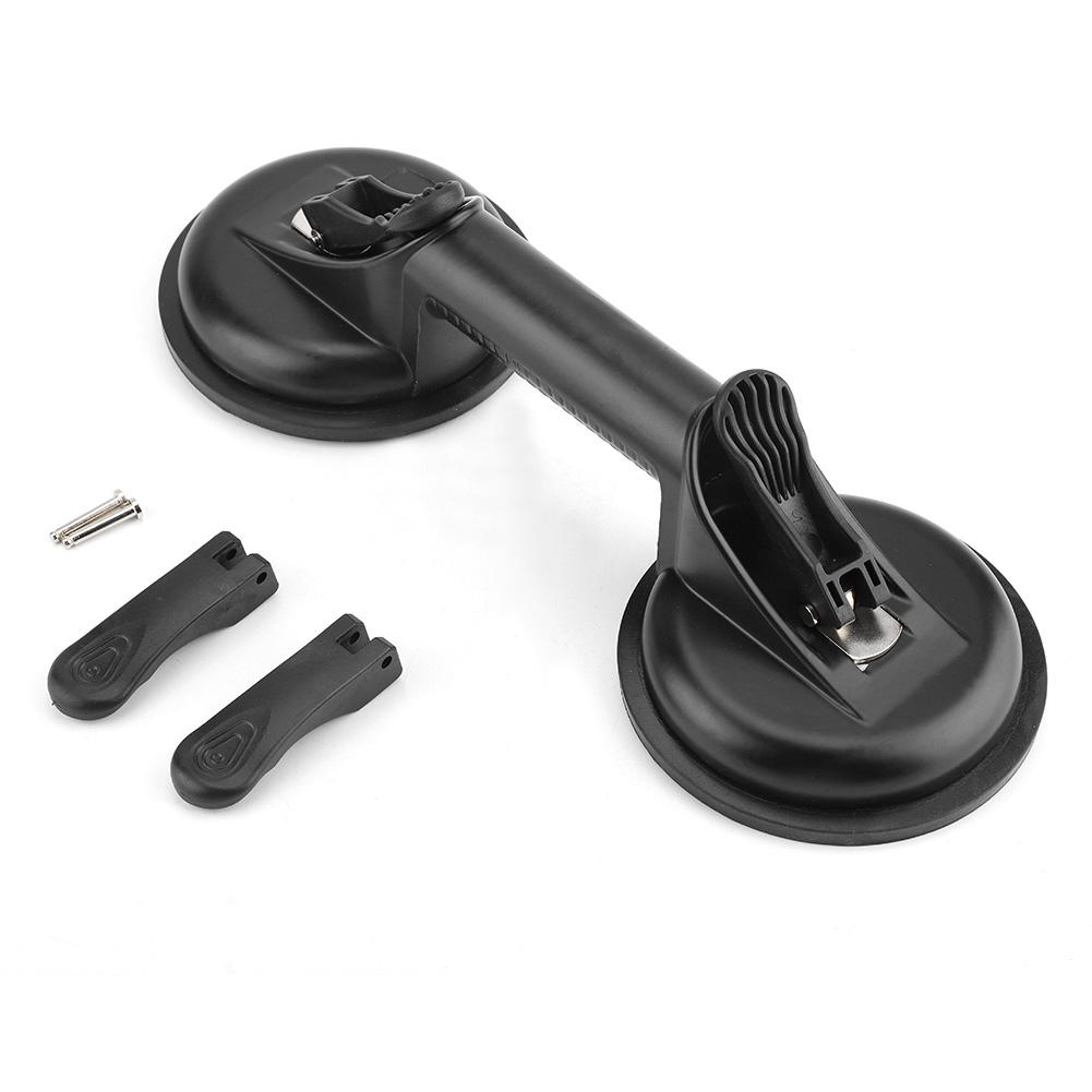 01 Zerone Glass Lifter,Aluminum Alloy Suction Cup Glass Lifter Puller for Moving Glasses Tiles Mirrors Black