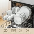 thumbnail image 3 of vancasso 36 pcs Dinnerware Sets, Plates and Bowls Set for 6, Porcelain Dinner Set, White, 3 of 10