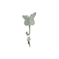thumbnail image 2 of Handcrafted Cast Iron - Antique Bronze Cast Iron Butterly Decorative Metal Wall Hook 5"", 2 of 5