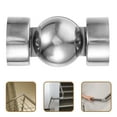 thumbnail image 3 of Shisuyan Connecteur de Main Courante en Acier Inoxydable Connecteurs de Main Courante Connecteur d'Angle de Rambarde Connecteur de Coude de Rambarde d'Escalier Raccord de Rambarde d'Escalier pour Rambarde Intérieure et Extérieure, 3 of 8