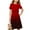 Red#1, variant on GaThRRgYP Infant Baby Girl Soft Clothing Solid Color Dress,Toddler Kids Girls Cute Gradient Color Print Short Sleeve Stretchy Dress A Line Dress Pink 4 Years