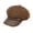 Coffee, variant on Suede Newsboy Cap for Women 8 Panel Paperboy Caps with Leather Brim Vintage Baseball Hat Baker Cabbie Beret Hats