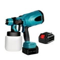 thumbnail image 2 of 800ML Electric Spray Gun Handheld Cordless High Power Electric Paint Sprayer Spray Gun Spraying For 18V Battery, 2 of 7