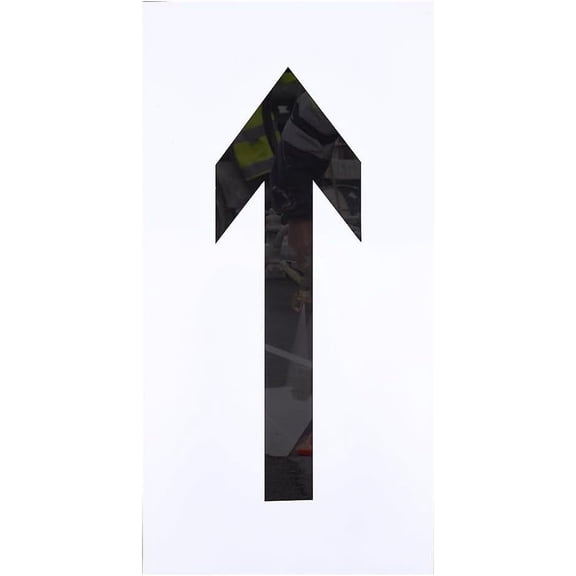 Straight Arrow Stencil Parking Lot Arrow Painting Templates Plastic Arrow Sign Plastic Arrow Sign Hollowed Out Board Indicator Arrow Drawing Tool for Parking Lots Safety Lanes