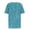 Blue, variant on Summer Tops for Women Pleated Pattern Square Neck Blouses Button Color Block Short Sleeve Beach Summer Shirts S-3XL