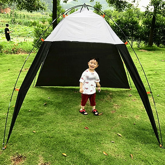 Camping Tent, Beach Tent Sun Shade Shelter For 5-8 Person, Uv Protection, Easy Set Up, For Beach Picnic Finishing Outdoor