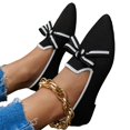 thumbnail image 6 of CHWshoes 2026 Women Fashionable Casual Mesh Breathable Shoes with Color Matching Bow Black Size 39, 6 of 6