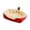 Red, S, variant on PAWYOPIA Apple Shaped Cute Pet Bed for Cats Dogs, Cozy Christmas Mat Indoor Rest Cushion, Red, M