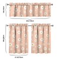thumbnail image 6 of Vintage Country Bloom Curtains 36 Inch - 3 Panel Floral Bohemian Set with Rustic Wildflowers, Rod Pocket Kitchen Window Drapes for Farmhouse Style, 6 of 6