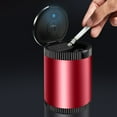 thumbnail image 6 of WKSCLPAI Car Ashtrays with LED Lights, Multi Function Ash tray with Lid,Tight Sealing to Lock in the Smell of Smoke,Easy to Clean,2.8 Inches in Diameter, 4Inches H,Red, 6 of 7