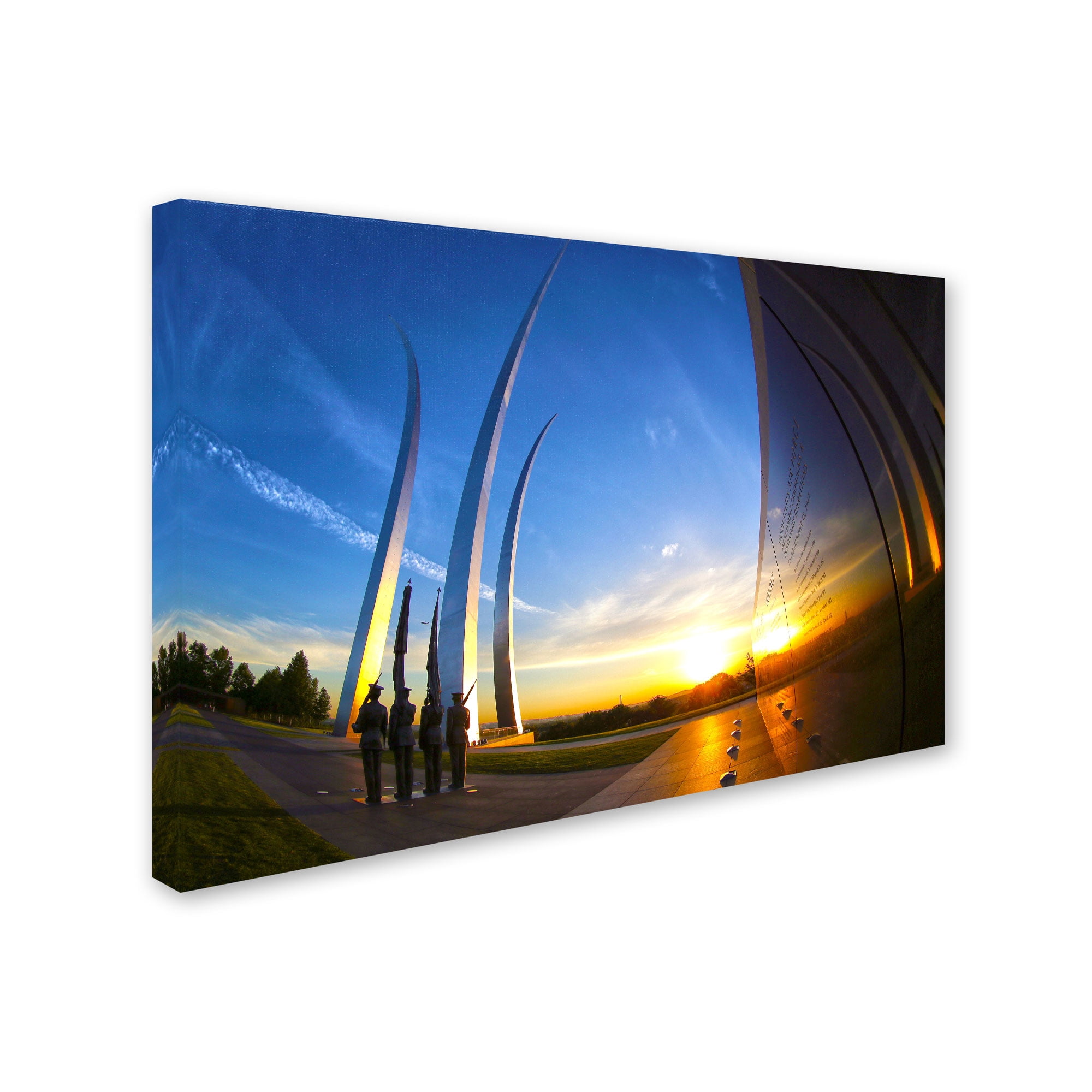 Trademark Fine Art "Air Force Memorial 15" Canvas Art by CATeyes