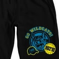 thumbnail image 2 of Beverly Hills, 90210 Go Wildcats Men's Black Lounge Shorts-XL, 2 of 5