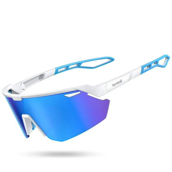 Gafas de sol Lamicall Polarized Sports UV400 Blanco Azul