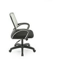Hodedah Mesh Back Office Chair, Black