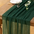 thumbnail image 1 of Table Runner DeZerlor, gasa verde esmeralda, 120 cm, paquete de 4, 1 of 7