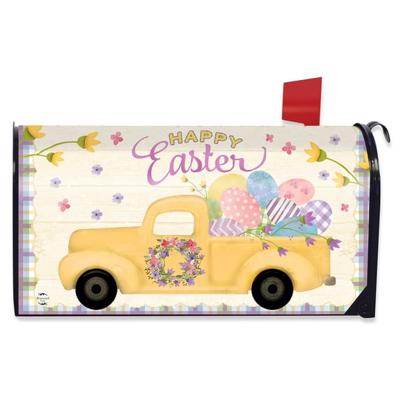 Briarwood Lane Mailbox Cover - Standard Size - Happy Easter Pickup For Easter Mailbox Cover