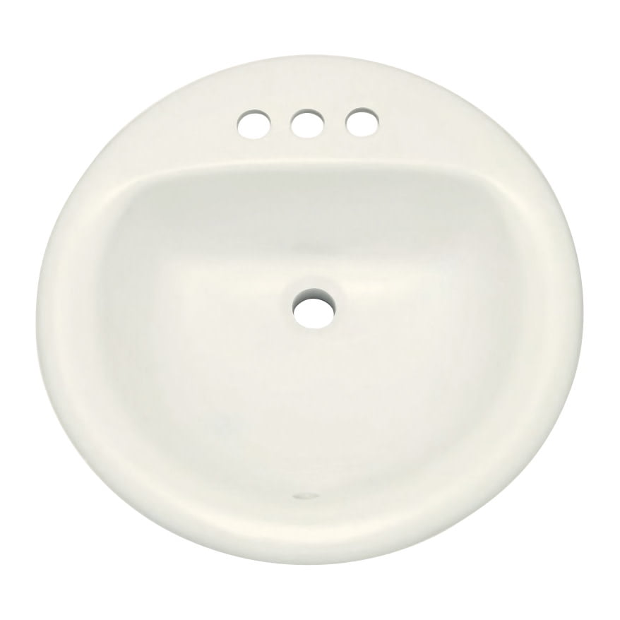 PROFLO PF194R 19" Round Drop In Vitreous China Sink