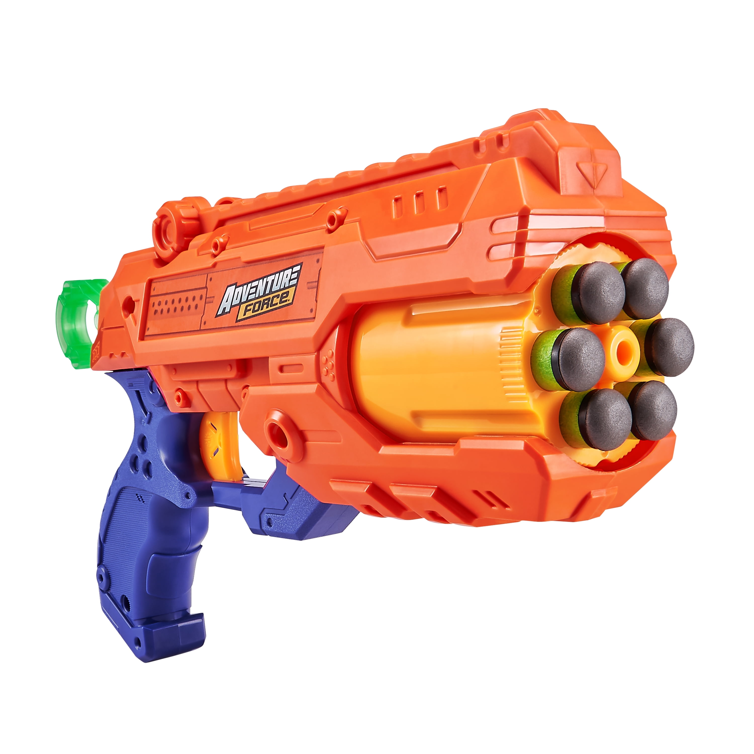 Orange & Green with 20 Bullets Pair of NERF Dart Tag Pump Action Blaster Guns 