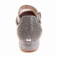 thumbnail image 4 of Badgley Mischka Dress Shoes for Girls, Fashionable Elegant Style (Little Kids Big Kids), Silver, Size: 1, 4 of 5