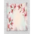 thumbnail image 1 of Magnolia Tapestry, Double Exposure Effect Fragile Pink Petals and Sprouting Branches, Wall Hanging for Bedroom Living Room Dorm Decor, 40W X 60L Inches, Dark Coral and Pale Pink, by Ambesonne, 1 of 2