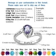 thumbnail image 2 of Ccjcinata Personalized Customized Sterling Silver Women’s Ring, 2 of 10