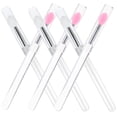 thumbnail image 3 of Cepillos de labios de silicona de 6 piezas cepillos de lápiz labiales cubiertos Cepillos de labios a prueba de polvo Aplicadores de lápiz labial, 3 of 5