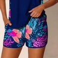 thumbnail image 7 of Summer Swimsuits 2 Piece,Womens 2026 Plus Size Tankini Swimsuits Two Piece Bathing Suits Flowy Swimwear Swim Tank Top with Boyshorts,Dark Blue,S, 7 of 7