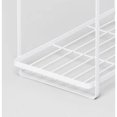 thumbnail image 5 of 2 Tier Space Saving Vanity Organizer Rust Resistant Steel Construction Countertop Cabinet Storage for Bathroom Canisters Bottles Washcloths with Top Handles, 5 of 5