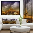 thumbnail image 4 of Designart - Tour Eiffel de Paris et Ciel Magnifique - Photographie Imprimée sur Toile Encadrée, 4 of 4