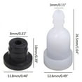 thumbnail image 4 of 1 Set Fuels Tank Breather Vent Compatible for w/ Chinese Chainsaw 4500 5200, 4 of 6