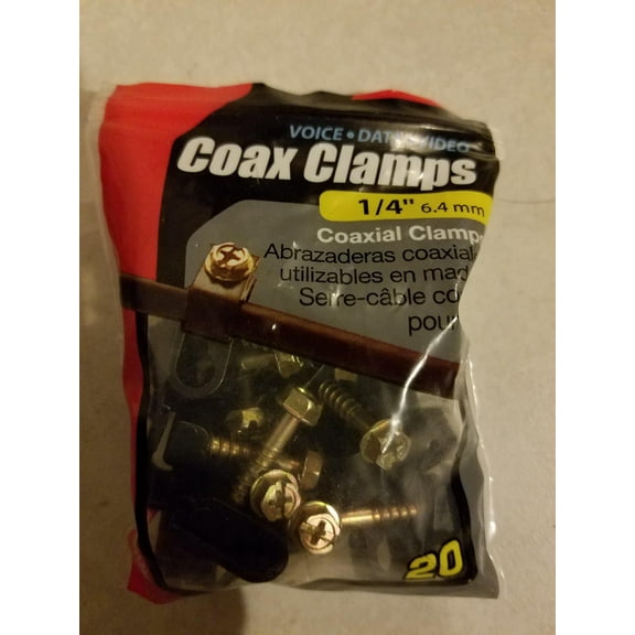 Gardner Bender Stainless Steel Coax Cable Clamp 20 pk