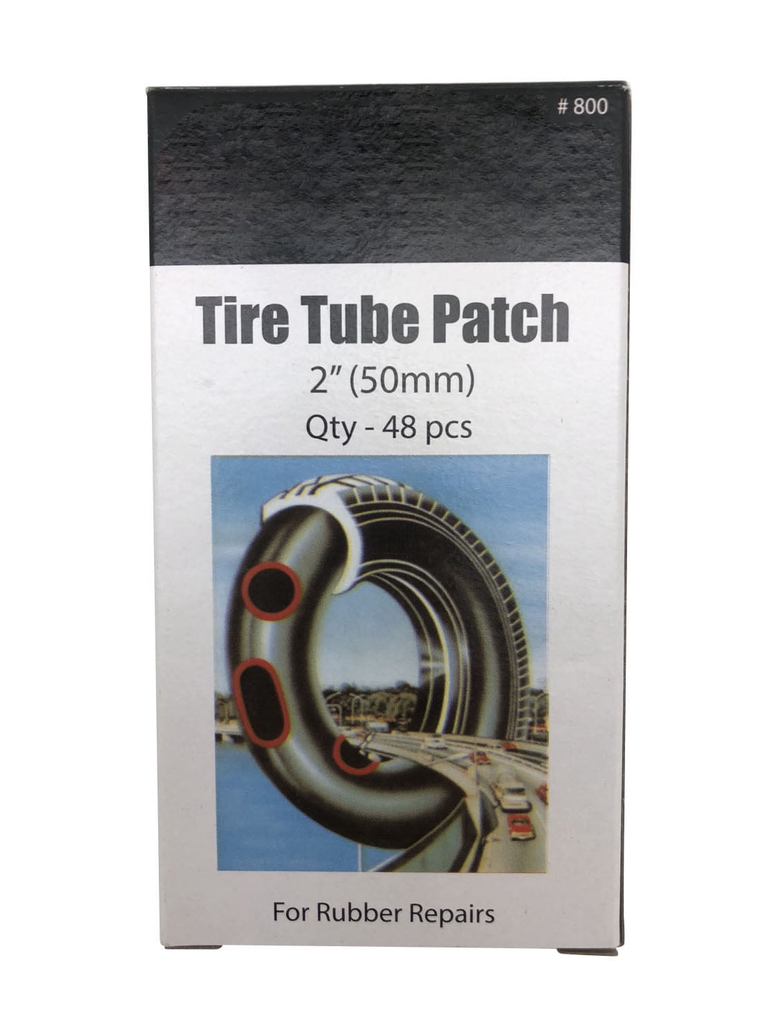 High Quality Light Weight 2" Tire Tube 48Pc Round Patches for Rubber