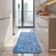 thumbnail image 4 of Blue Paisley Pattern Kitchen Rug Mat,Kitchen Runner Rugs Non Skid Washable,Decorative Kitchen Floor Mats for Kitchen,Sink,Laundry,17"x47.2", 4 of 7